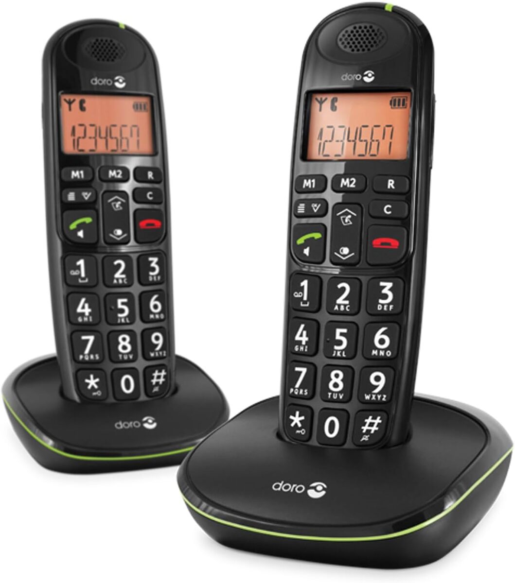 doro PhoneEasy 100w Duo schwarz