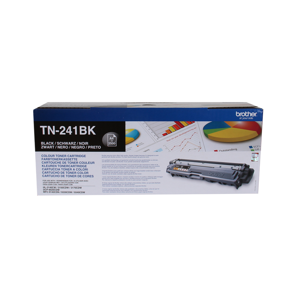 Brother TN-241BK Lasertoner 2500Seiten Schwarz Lasertoner / Patrone