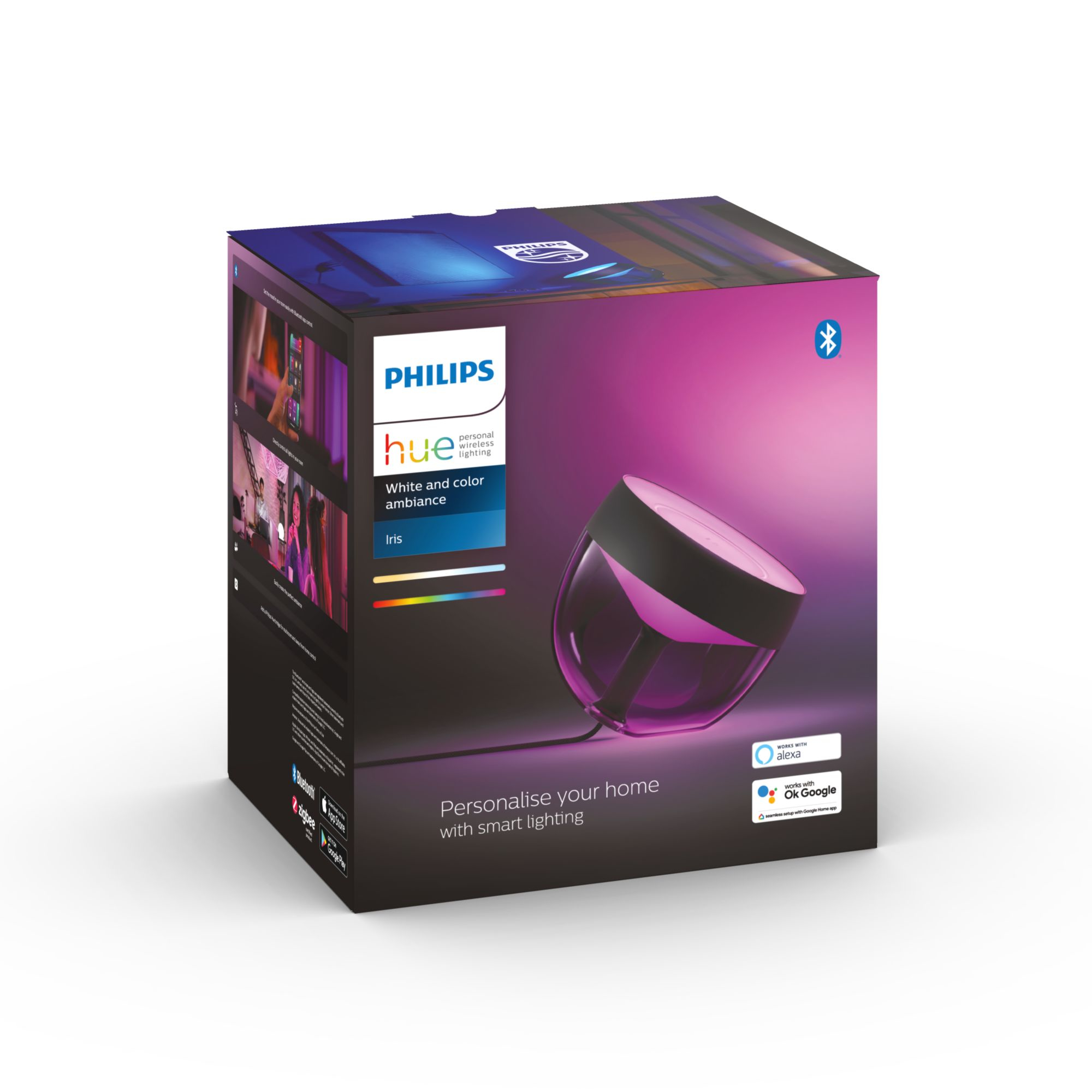 Philips Hue White & Col. Amb. Iris Tischleuchte schwarz 570lm 83966227_5316829454