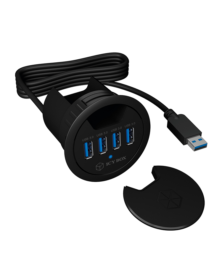 ICY BOX IB-HUB1403 Tisch-Hub 4x USB 3.0 Type-A 33e2ecdc55ad369f52ecc1c327173cefa1ec8fa0