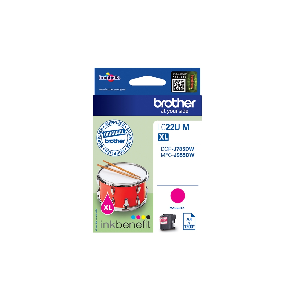 Brother LC-22UM 1200Seiten Magenta Tintenpatrone