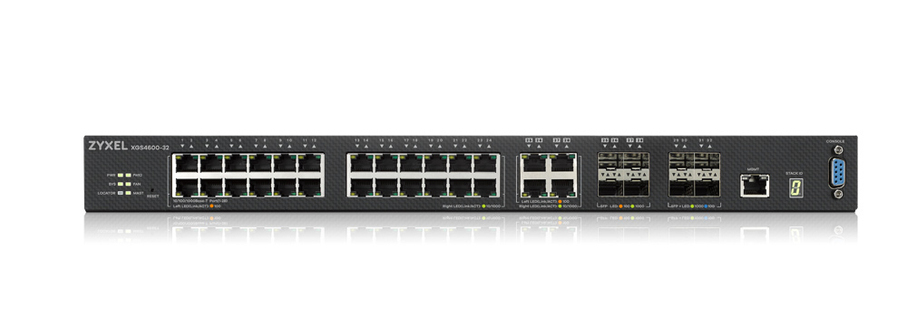 ZyXEL XGS4600-32 Managed network switch L3 Gigabit Ethernet (10/100/1000) Schwarz
