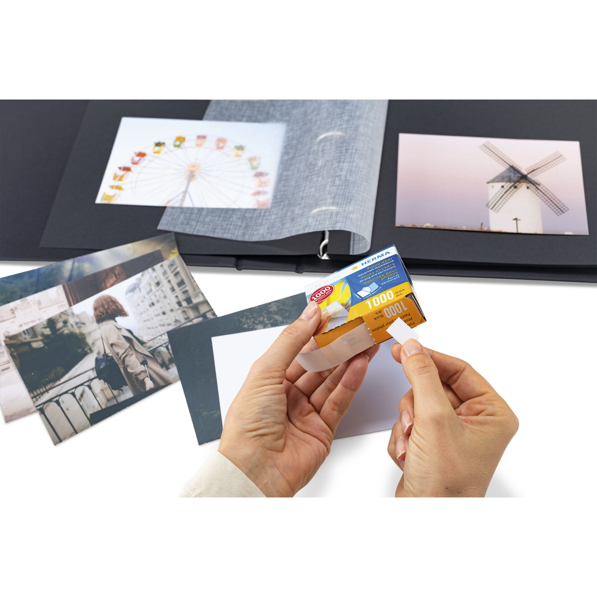 Herma Fotokleber 1000 Stück im Kartonspender            1071 635059_03