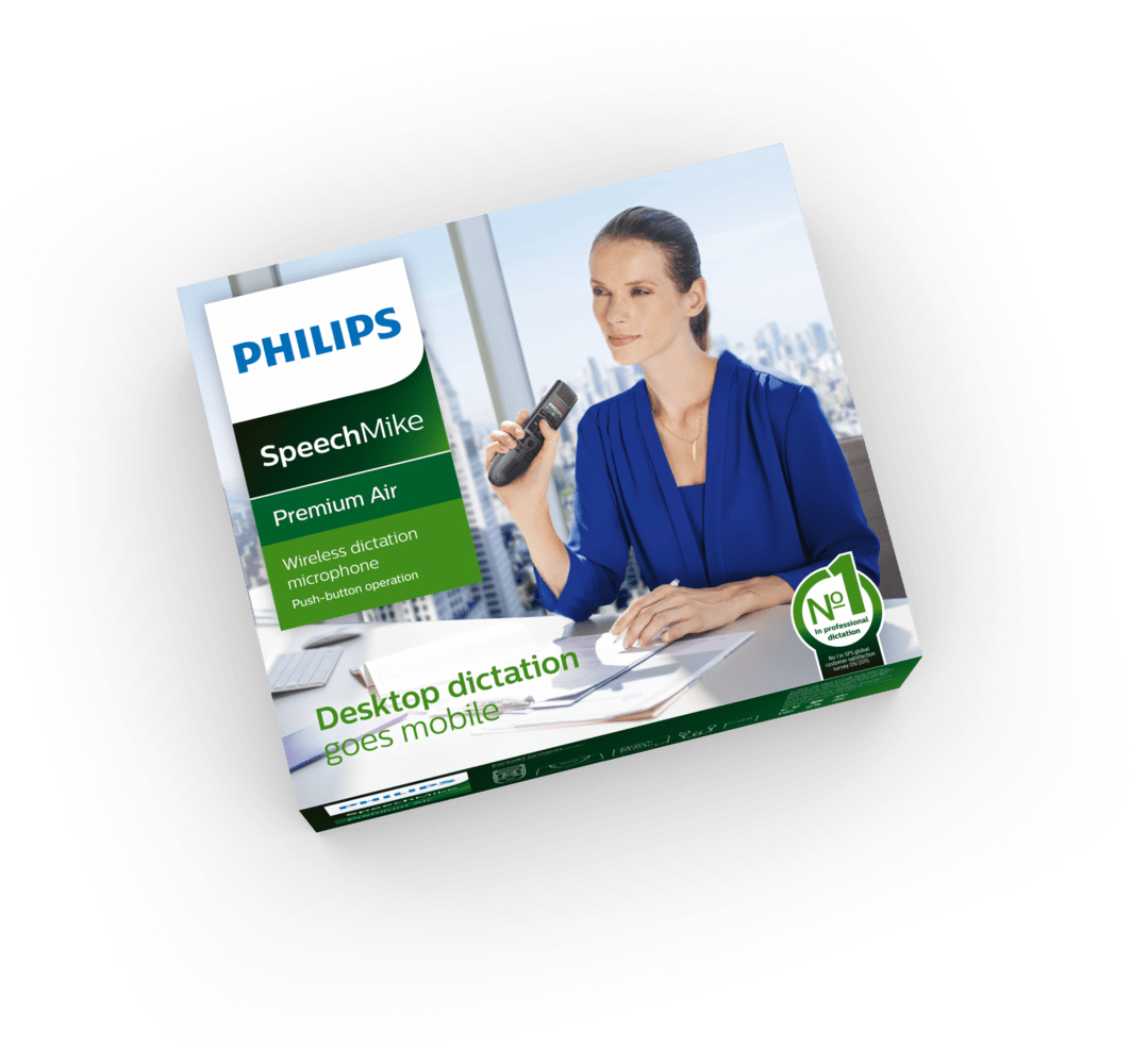Philips SpeechMike Premium Air Grau, Metallisch
