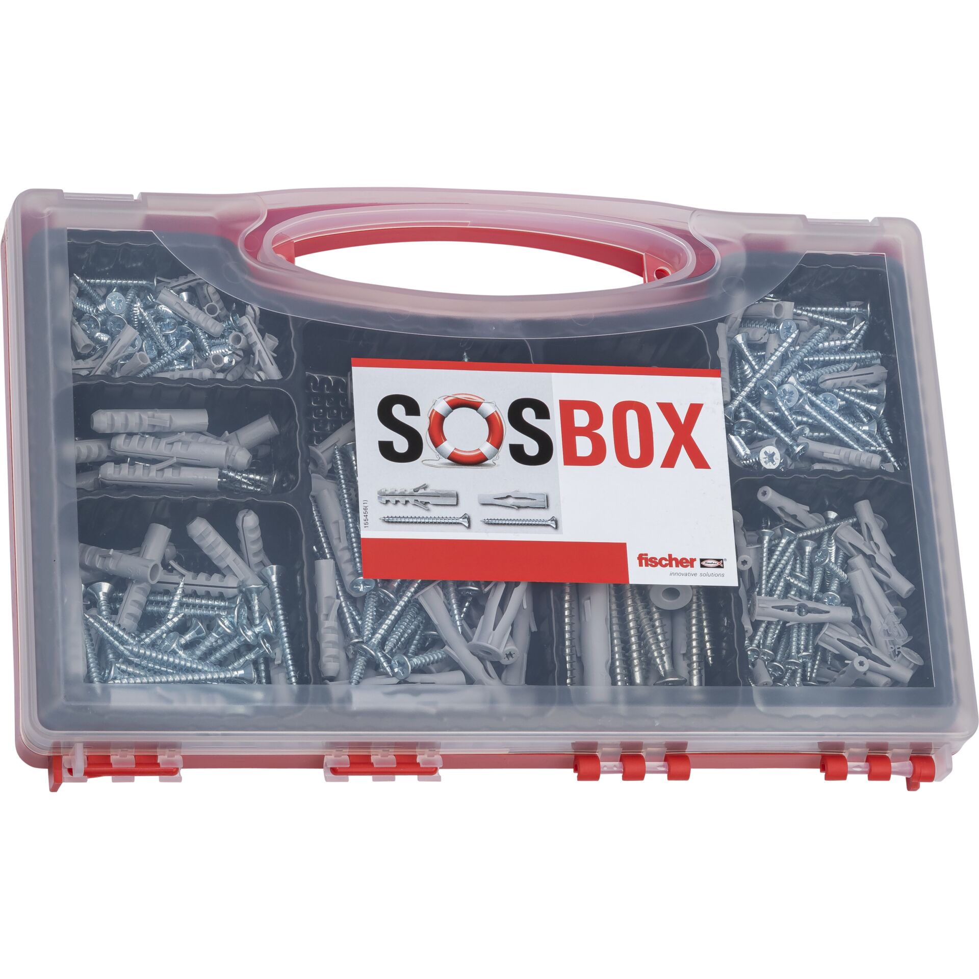 Fischer SOS-Box Dübel S/FU + Schrauben