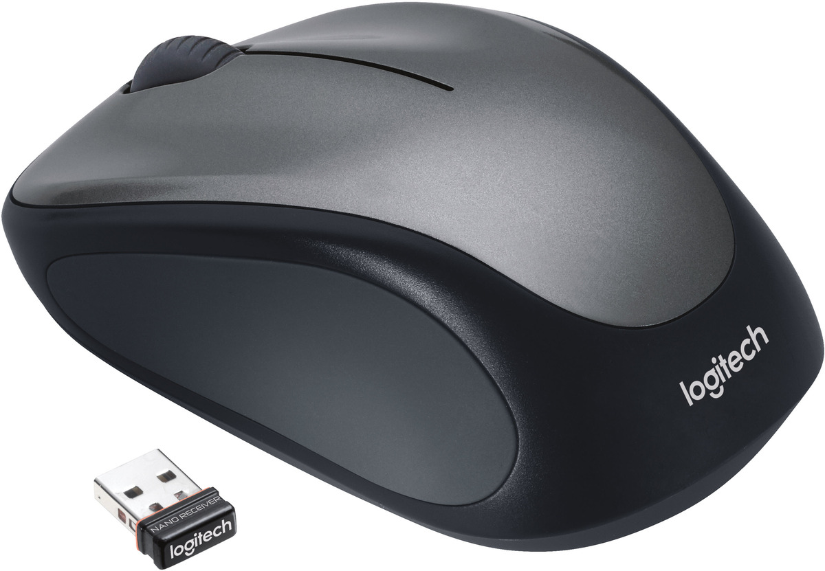 Logitech Wireless Maus M235 Grau/Schwarz 100000004850H