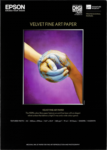 Epson Velvet Fine Art Paper A 2