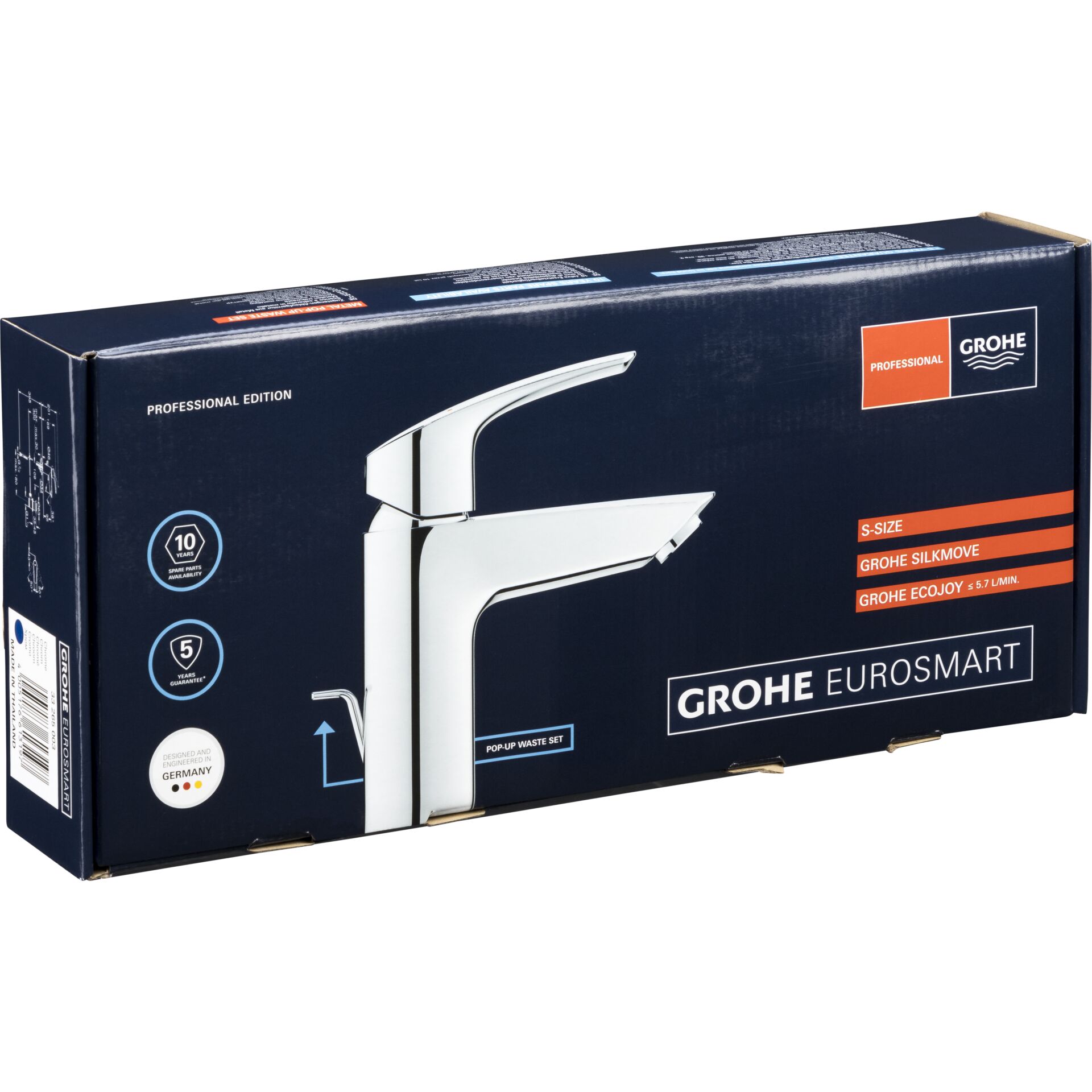 Grohe Eurosmart S-Size Einhand-Waschtischbatterie, 1/2 837594_13