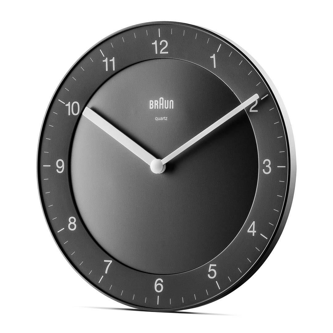 Braun BC 06 B Quarzwanduhr analog schwarz – Ansicht 3