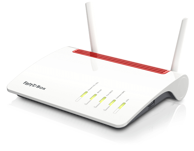AVM FRITZ!Box 6890 LTE WLAN-Router Dual-Band (2,4 GHz/5 GHz) Gigabit Ethernet 3G 4G Schwarz, Rot, Weiß