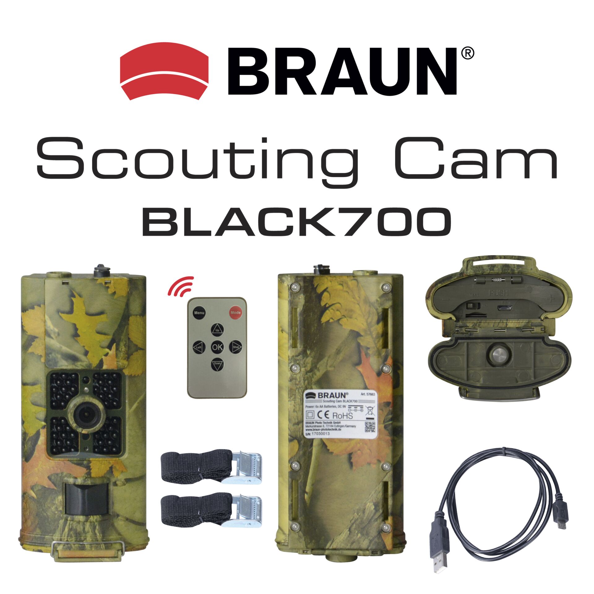 Braun Scouting Cam Black700