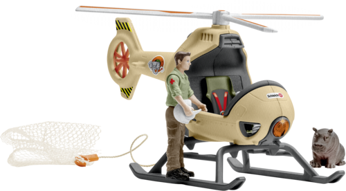 Schleich Wild Life    42476 Helikopter Tierrettung