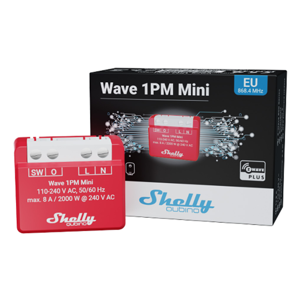 Shelly Qubino Z-Wave Wave 1PM Mini Wave_1PM_mini_with_package Shelly Qubino Z-Wave Wave 1PM Mini Wave_1PM_mini_with_package