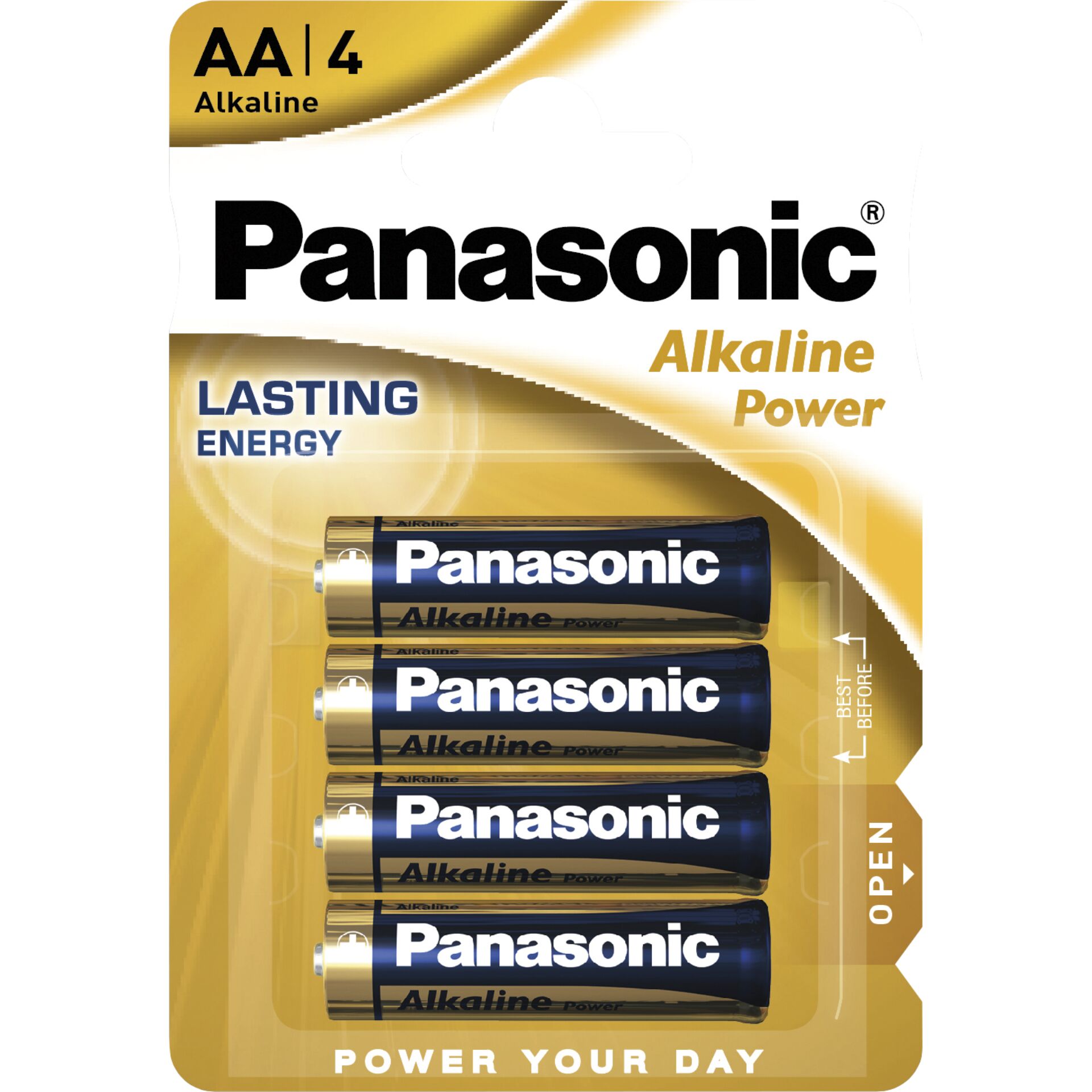 12x4 Panasonic Alkaline Power Mignon LR6 AA 464634_01