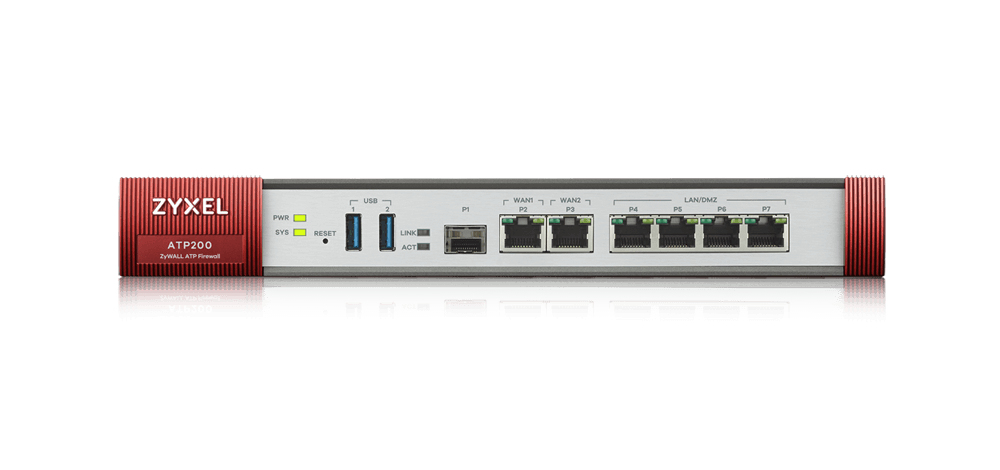 Zyxel ATP200 Firewall (Hardware) 2000 Mbit/s Desktop