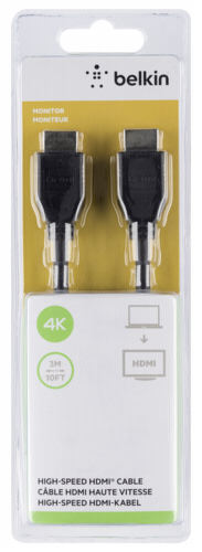 "Belkin HDMI Standard Audio Video"