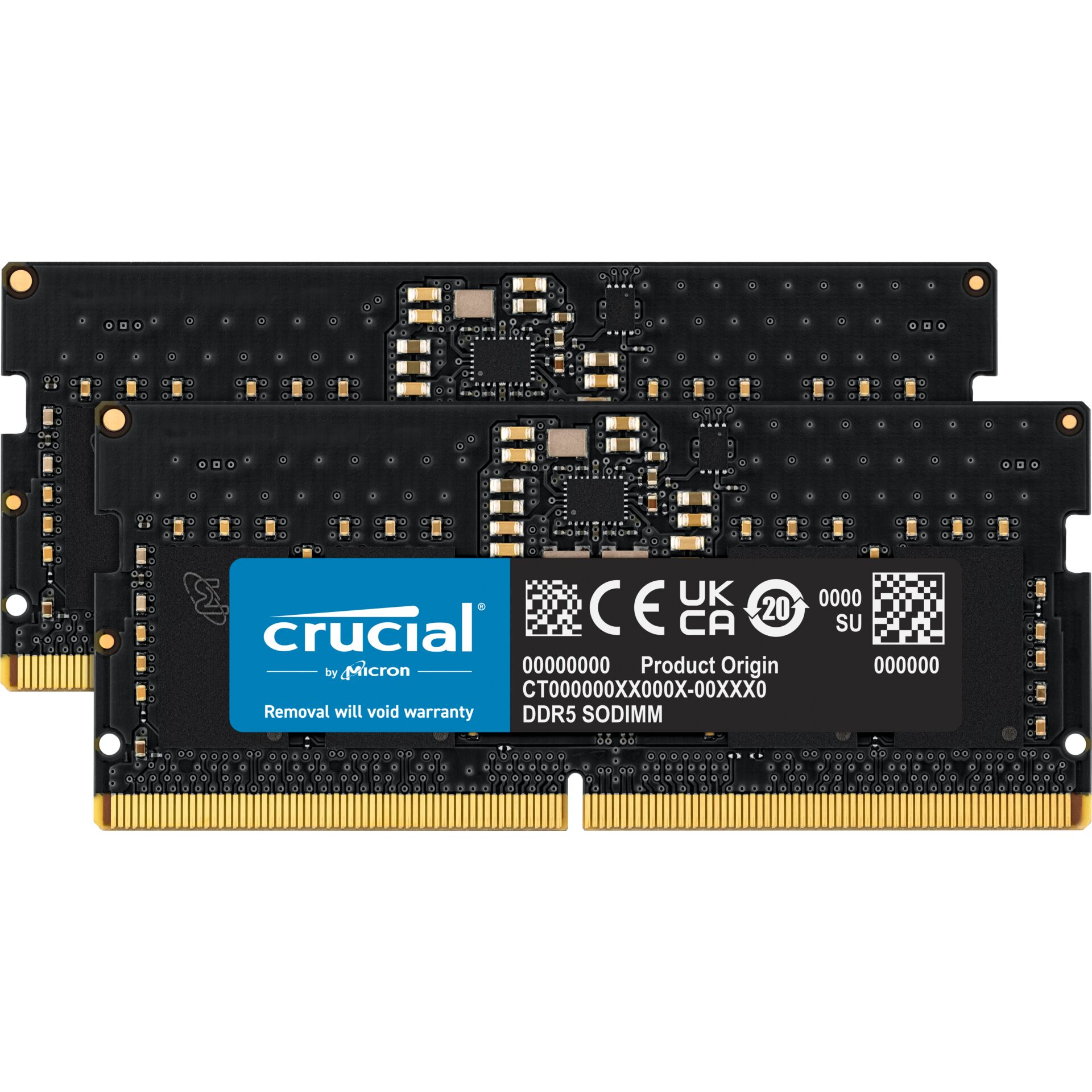 Crucial DDR5-5600 Kit       16GB 2x8GB SODIMM CL46 (16Gbit) 813948_00