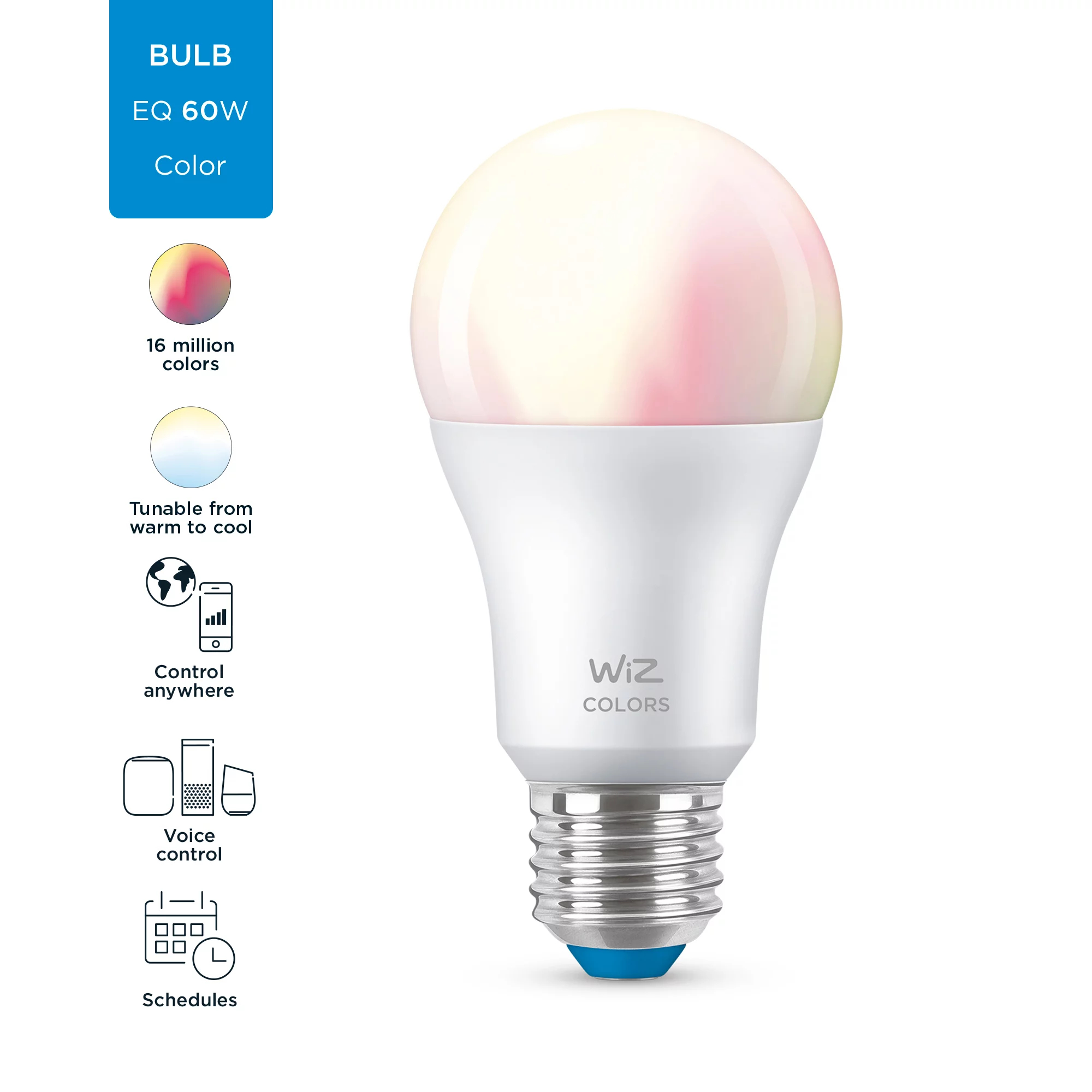 Telekom Smart Home WLAN LED-Lampe E27 farbig – Ansicht 3