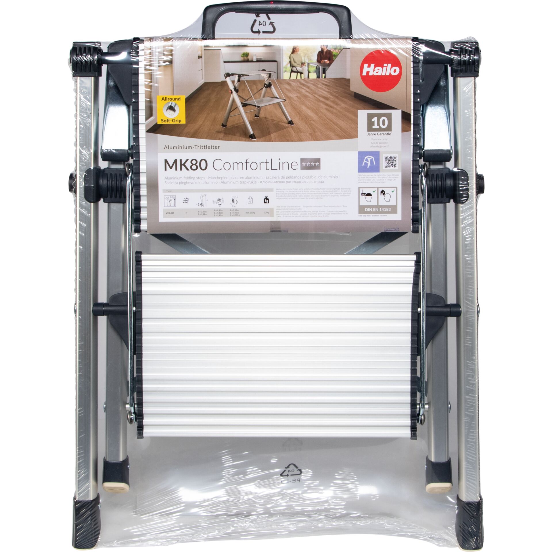 Hailo MK80 ComfortLine 2 Stufen Trittleiter 244920_08