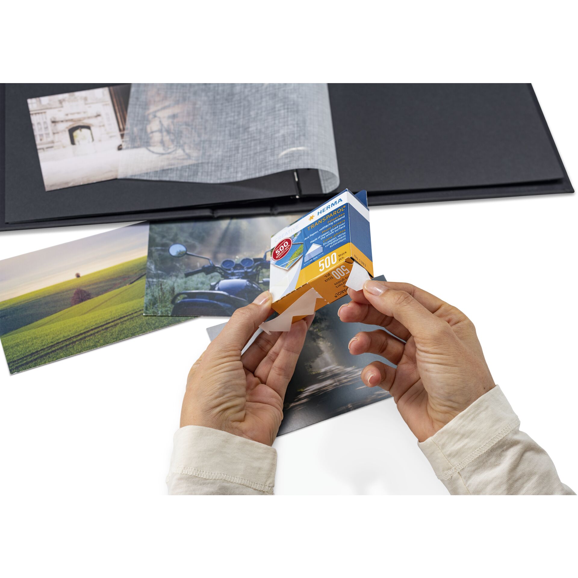 Herma Fotoecken 250 Stück Spendepackung               1380 103655_03