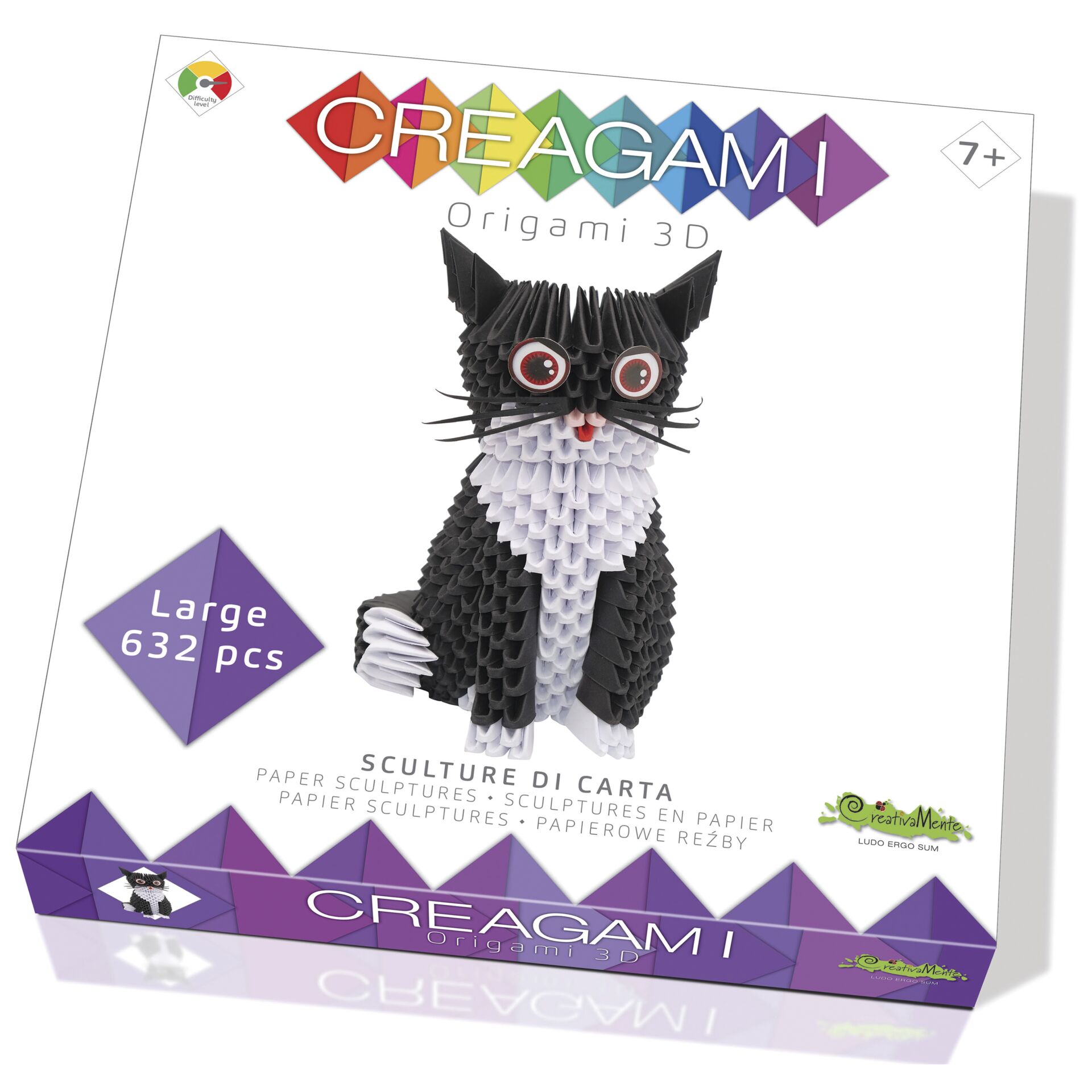 Creagami Origami 3D Katze 632 Teile 823510_00