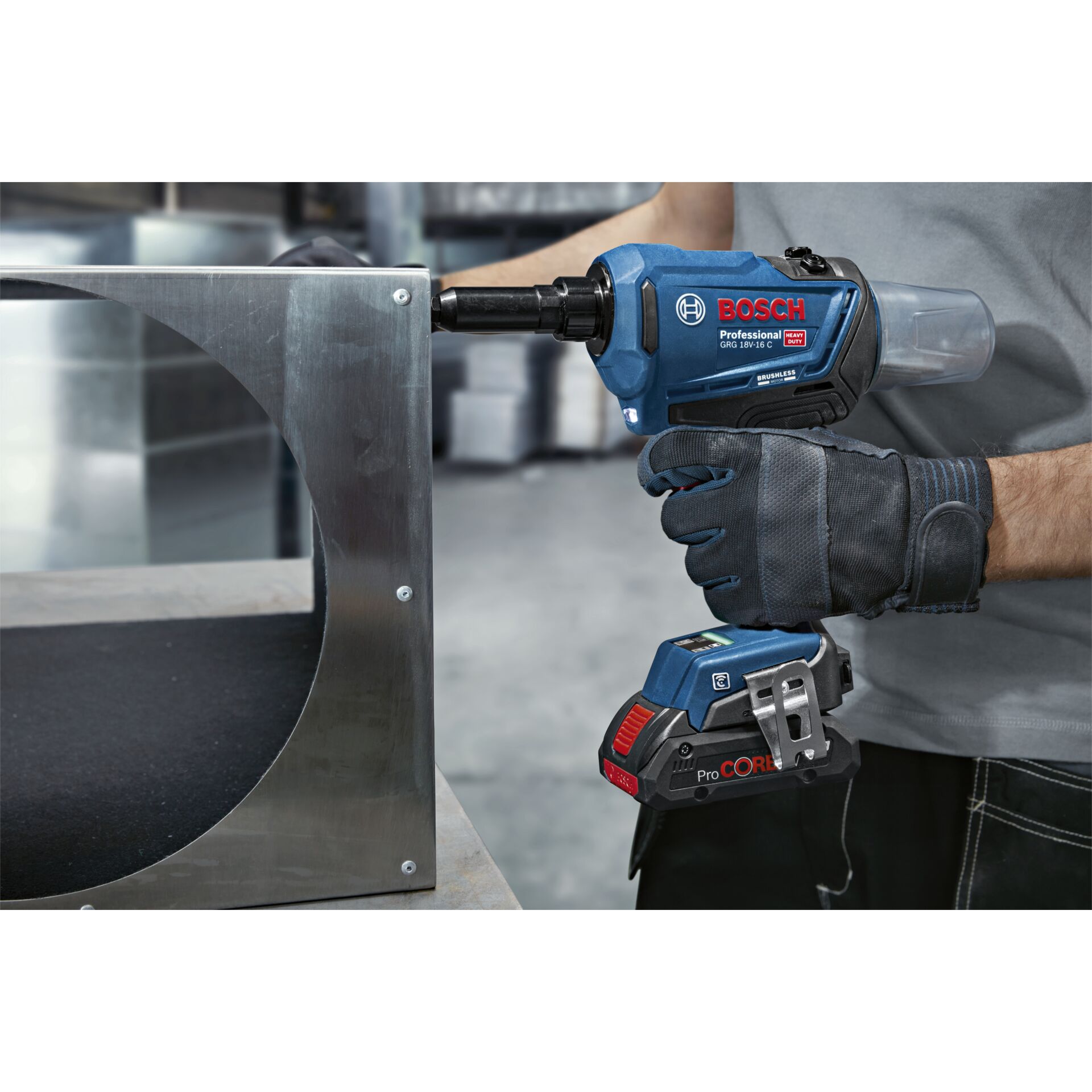 Bosch GRG 18V-16 C solo L-BOXX Akku-Nietpistole