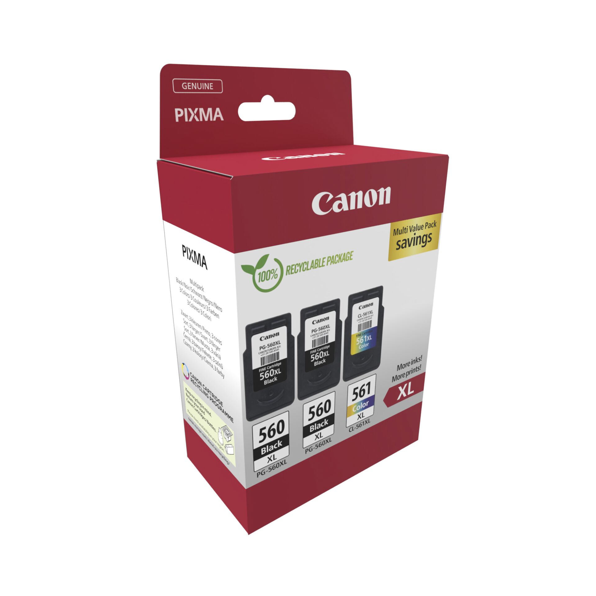 Canon PG-560 XL x2 / CL-561 XL Multi Pack 826814_01