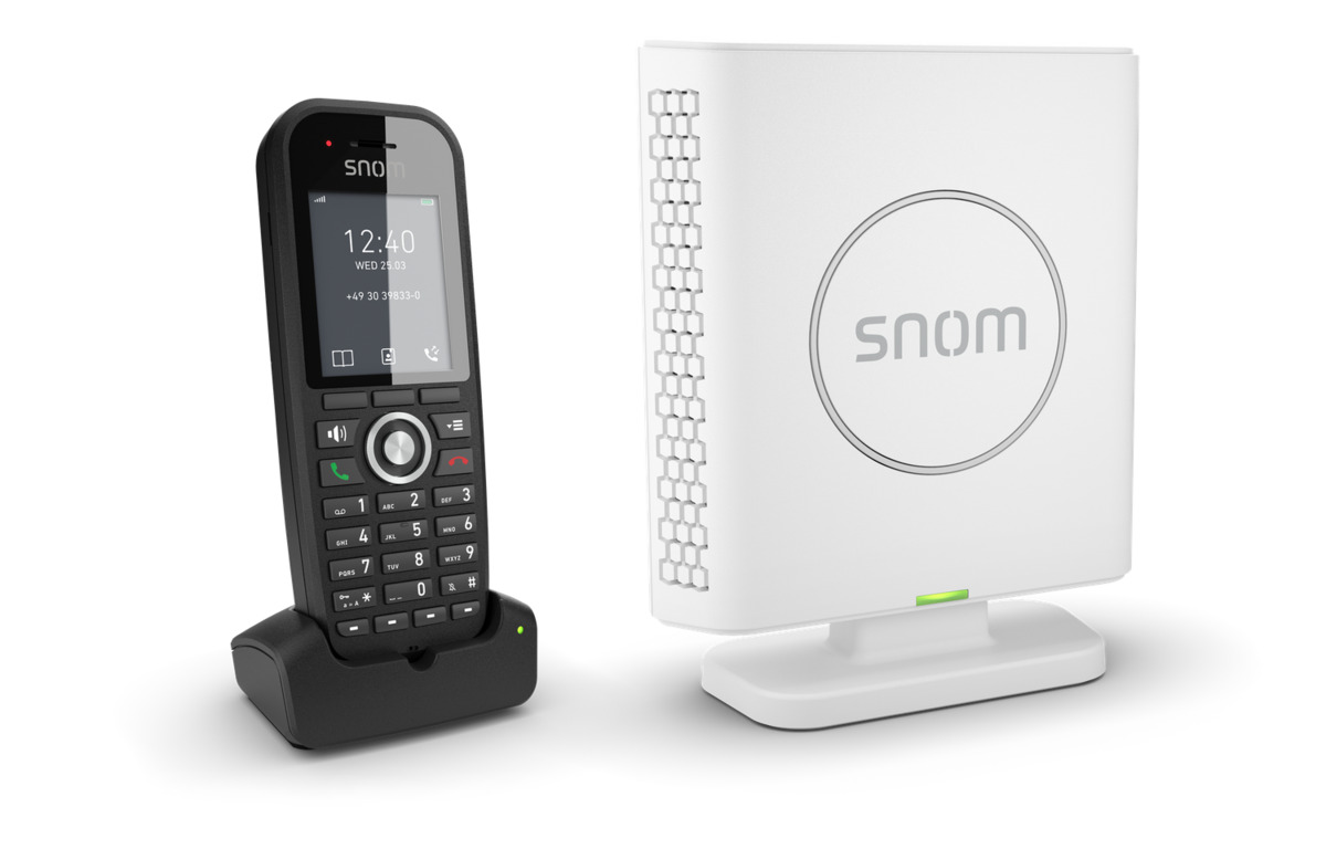 snom m430 IP-DECT Basisstation und Mobilteil