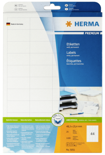 Herma Etiketten 48,3x25,4