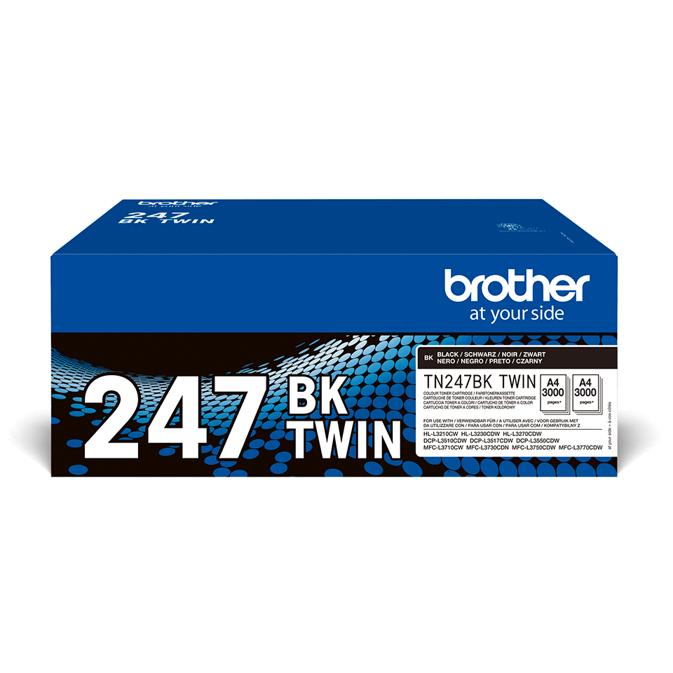 Brother Toner Doppelpack TN-247BKTWIN -ca. 2x 3000 Seiten-