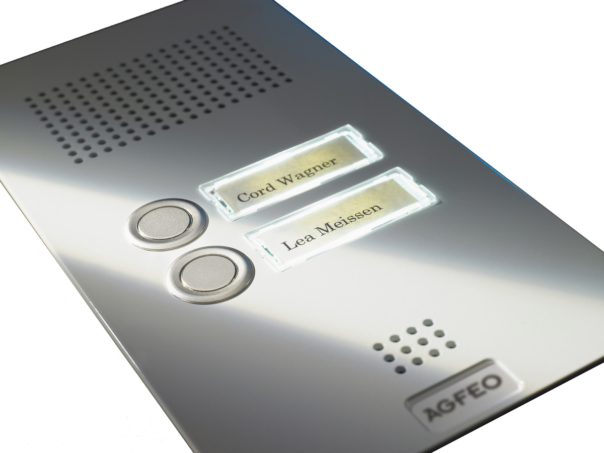 100000017473H AGFEO Premium TFE 2 weiss Türsprechstelle