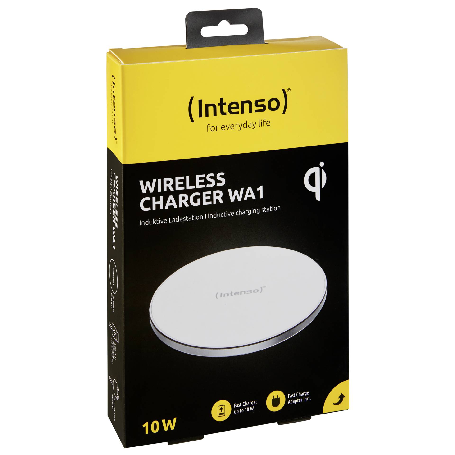 Intenso Wireless Charger QI incl Fast Charge Adapter weiss 373536_02