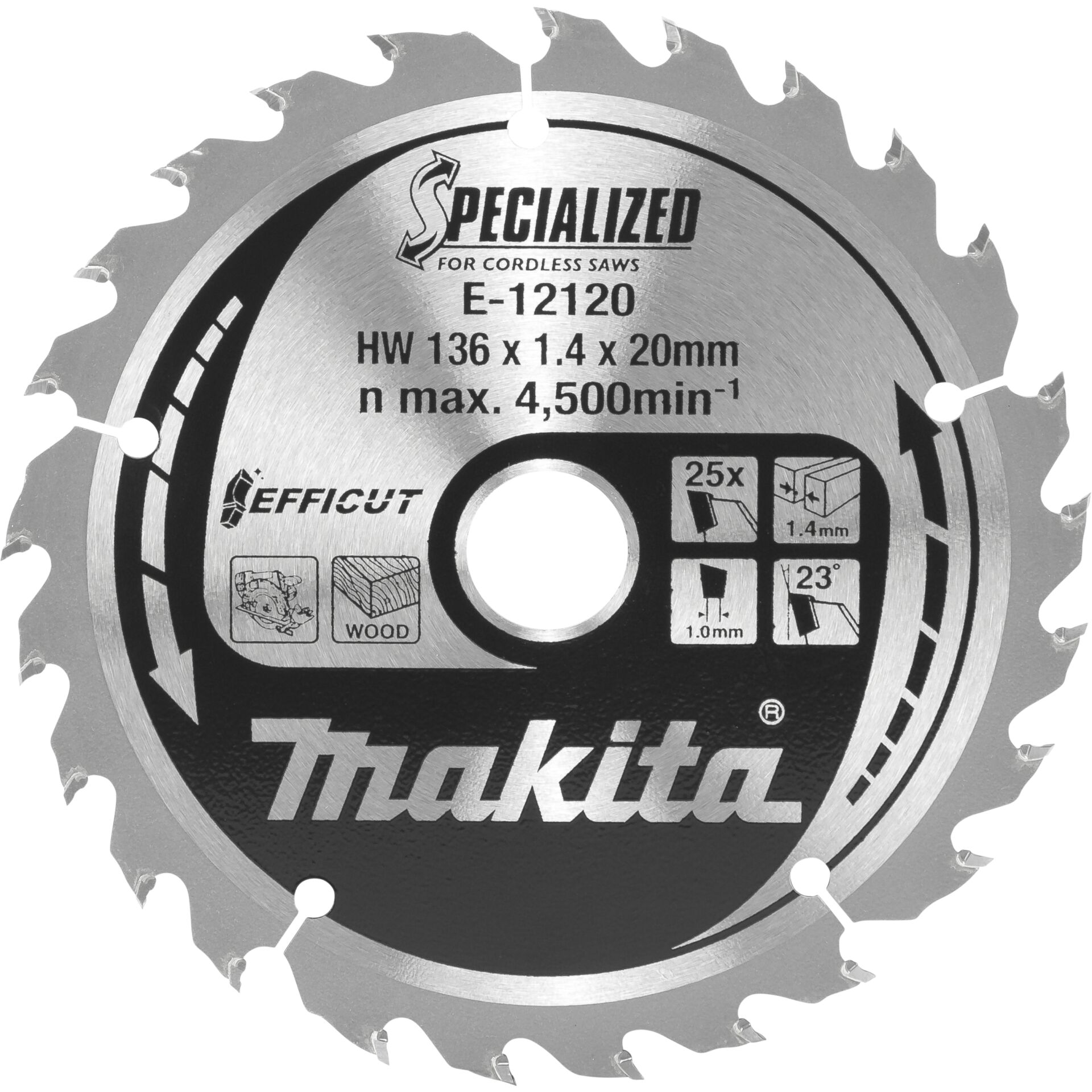 Makita E-12120 EFFICUT Sägeb.136x20x25Z 807333_00