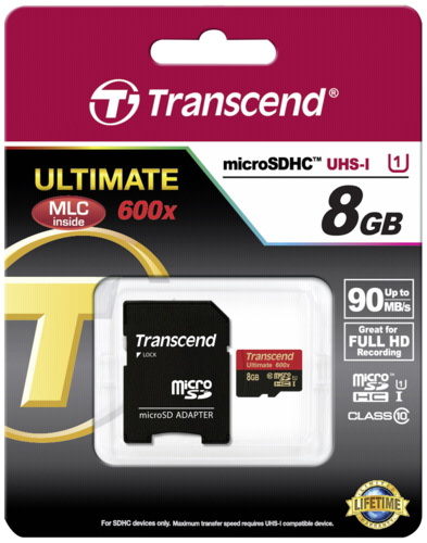 Transcend microSDHC MLC      8GB