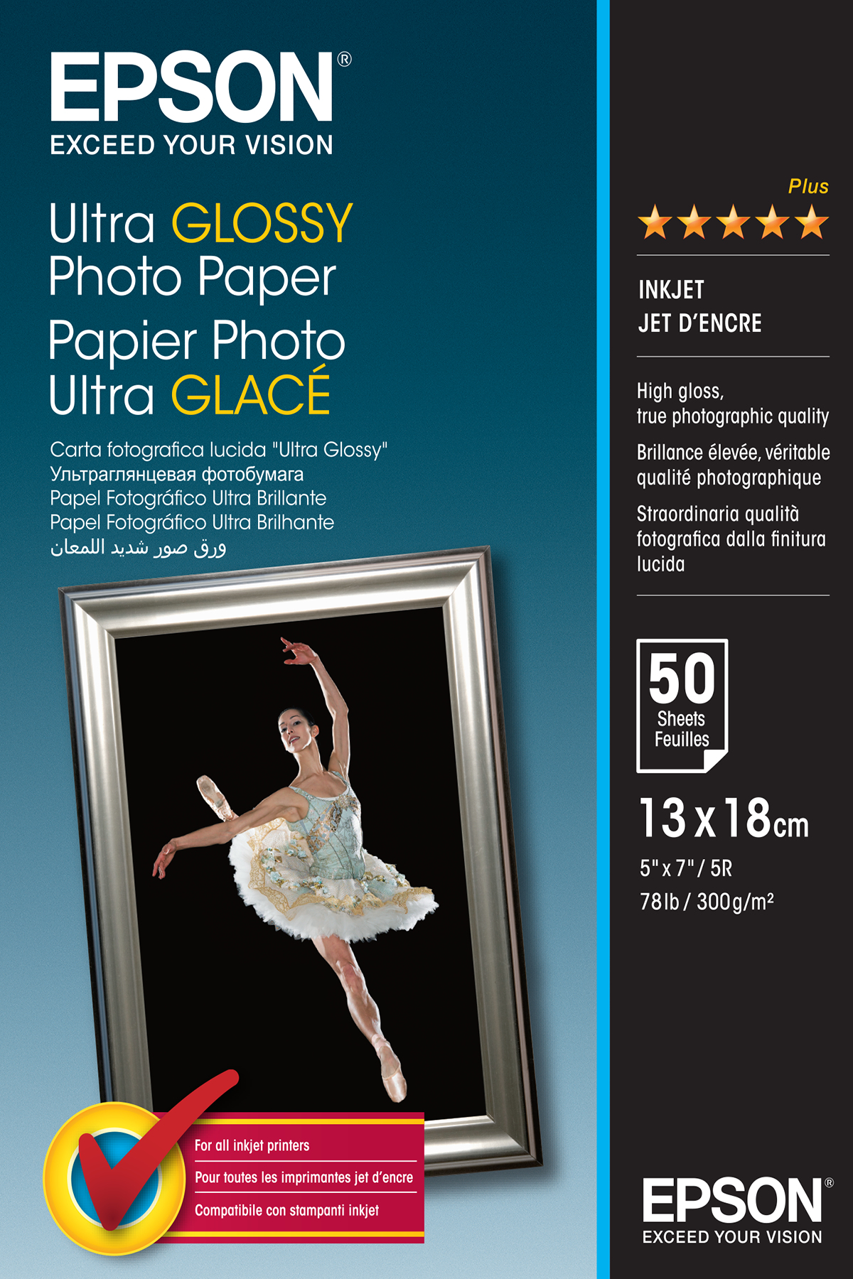 Epson Fotopapier ultraglänzend C13S41944 -13x18cm-50 Blatt- 638970_1946386899