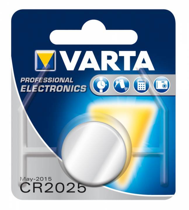 VARTA Knopfzellenbatterie Electronics CR2025 Lithium