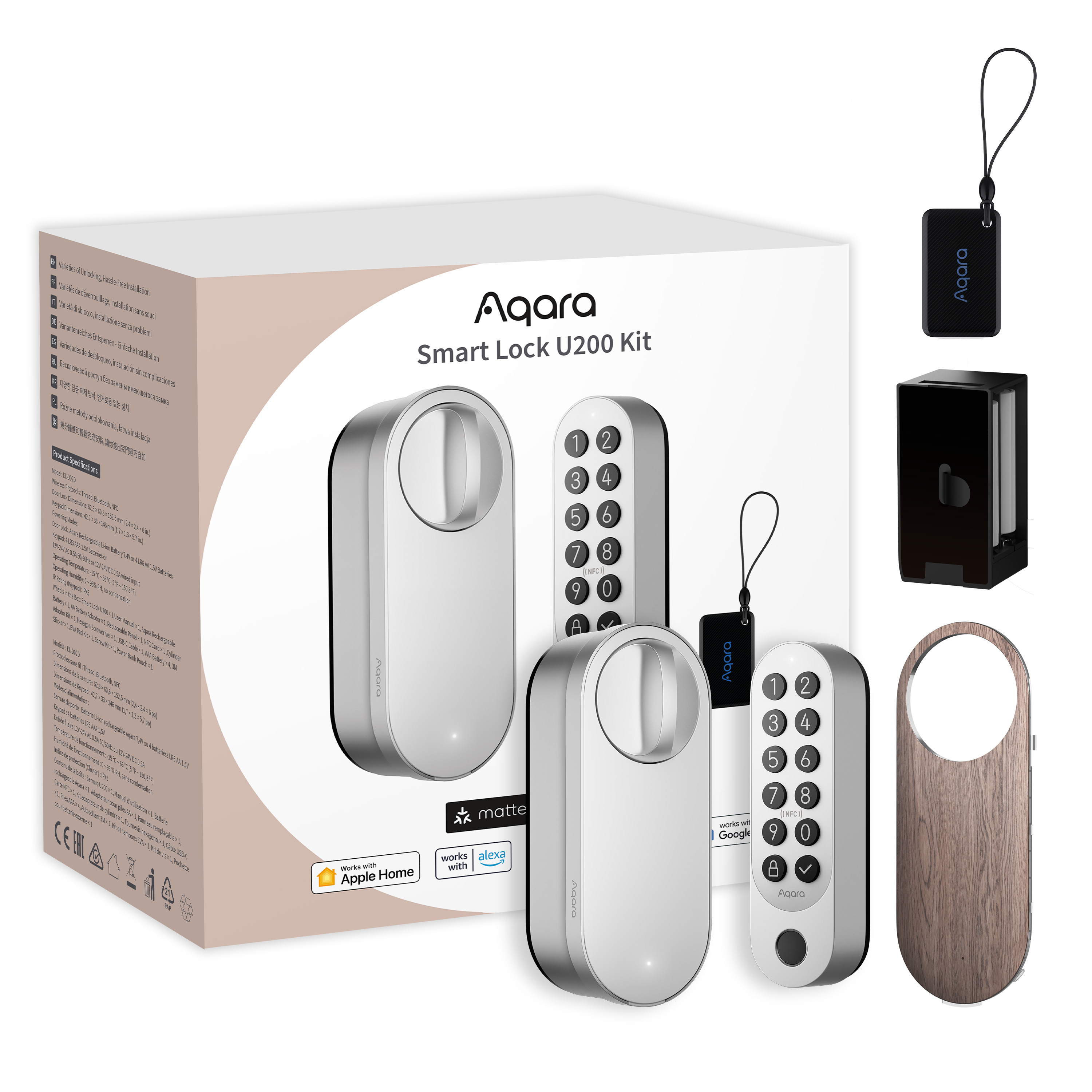 Aqara Smart Lock U200 (Silber)