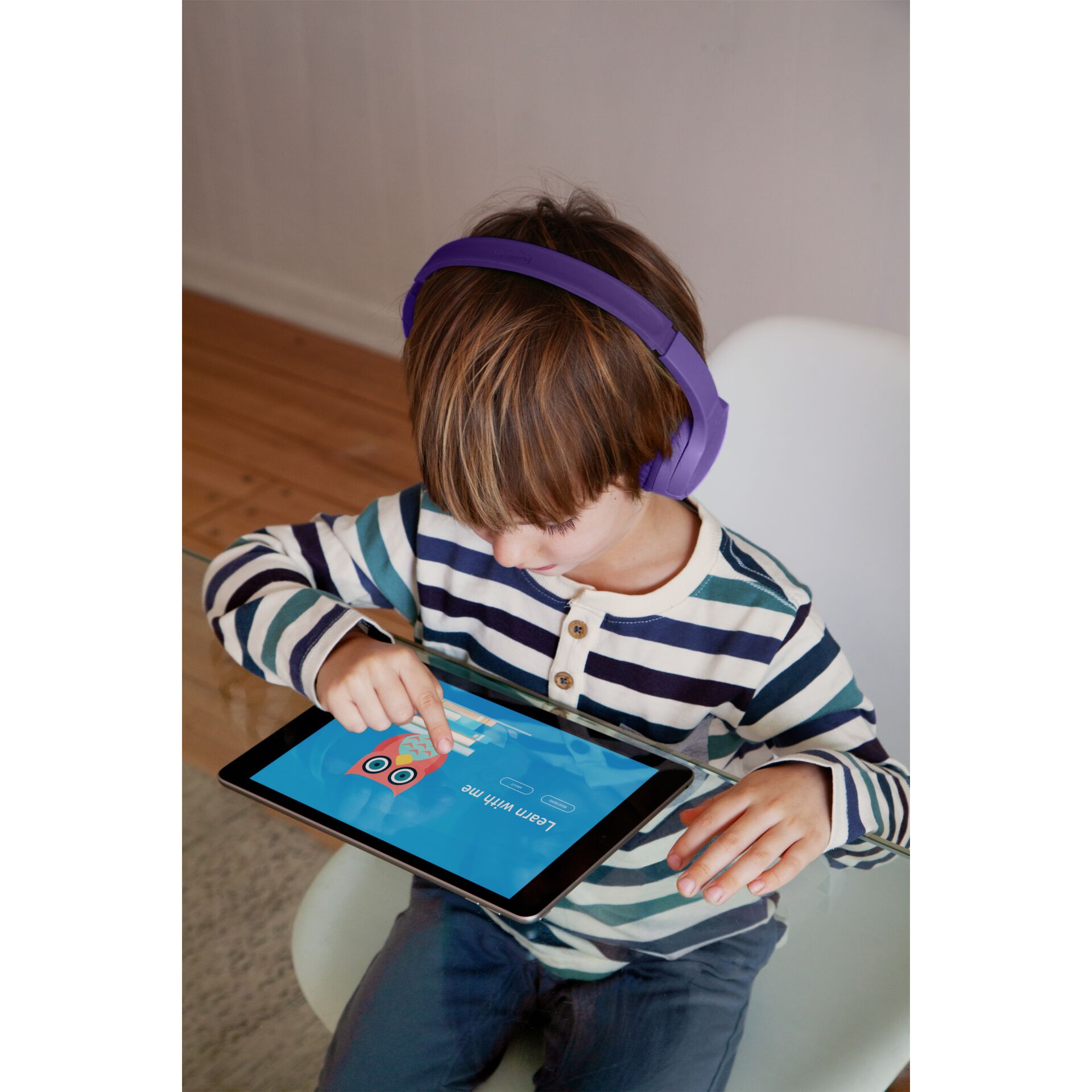 Belkin Soundform Mini BT On-Ear Kinderk. USB-C lila AUD002hqPUV3 166163_04
