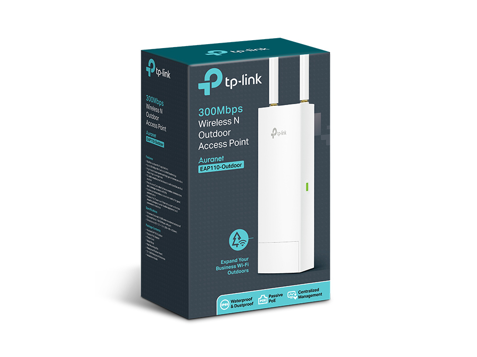 TP-LINK EAP110-Outdoor 300 Mbit/s Power over Ethernet (PoE) Weiß