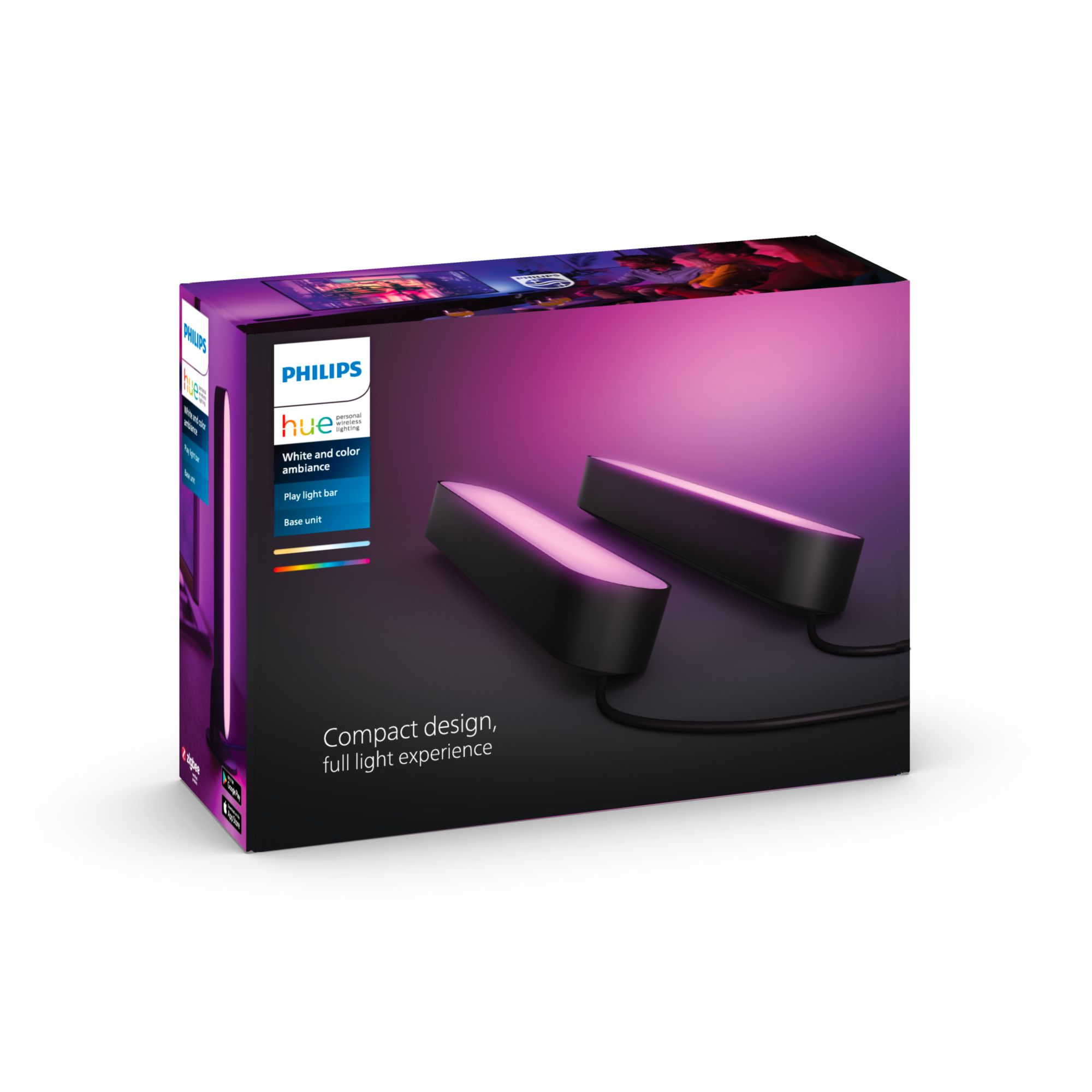 Philips Hue White&Col. Amb. Play Doppelp Lightbar schw 2x530lm 101813417_4597872314