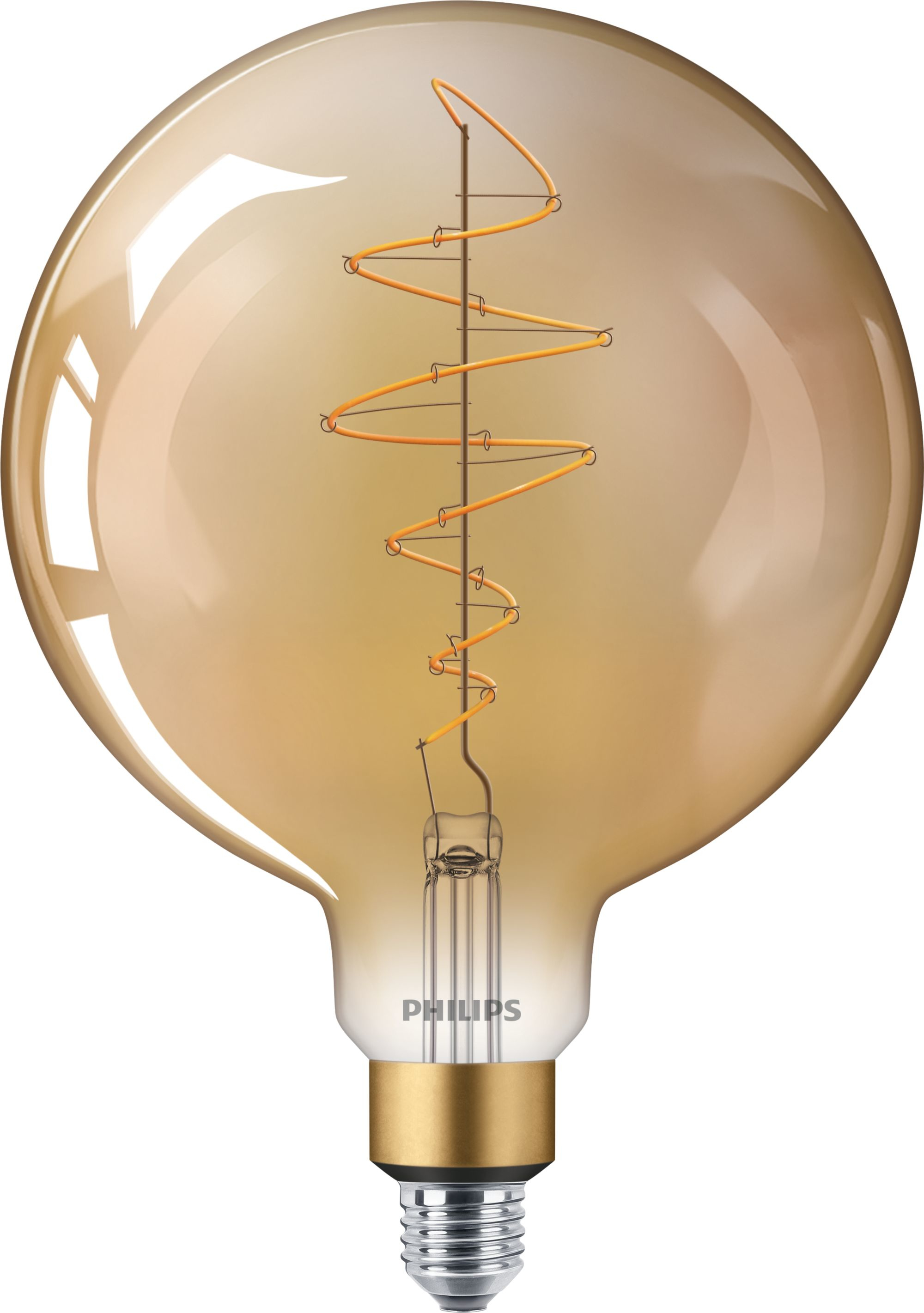 Philips LED Lampe Vintage XL-Globe 40W E27 dimmbar gold 1er