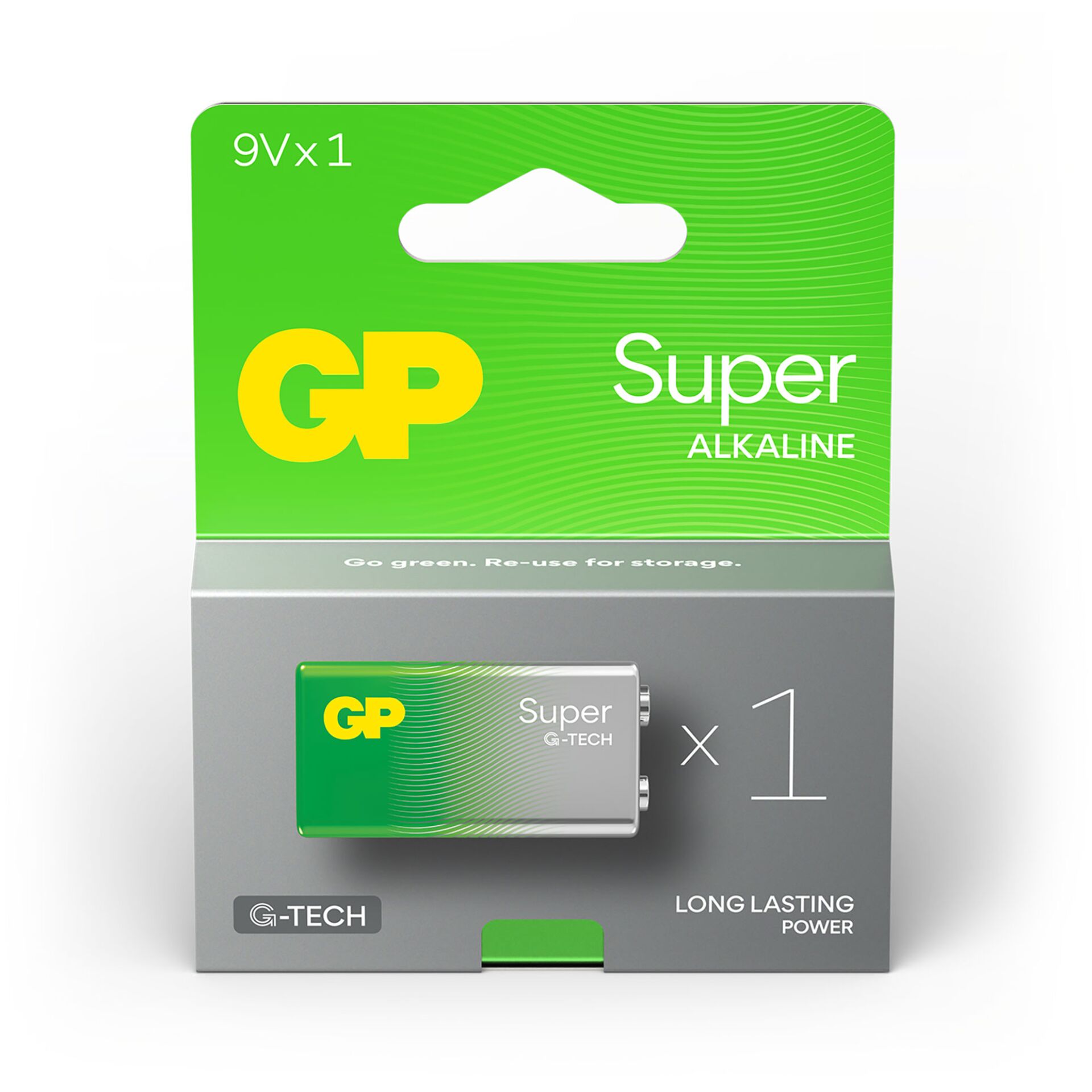 GP Super Alkaline 9V-Block 6LR61 Relaunch    0301604AETA-B1 824616_02