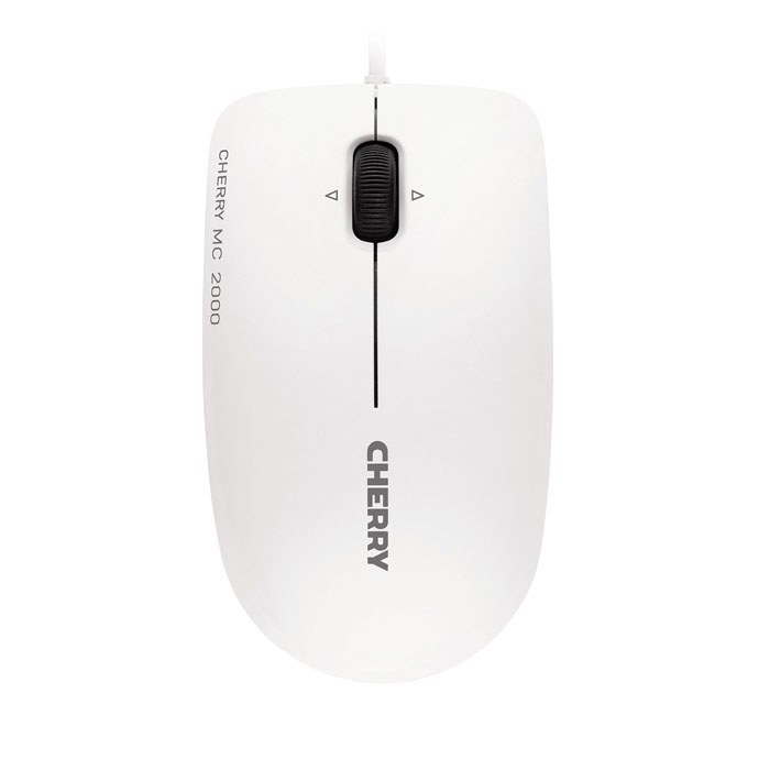 CHERRY MC 2000 Maus rechts/ linkshändig, USB-A, Weiß 29376718_7543737526