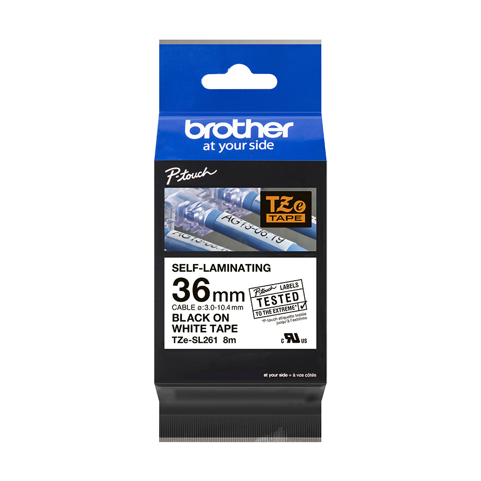 Brother TZe-SL261  weiß/schwarz, 36 mm, selbstlaminierend, 8 m 85939659_2979464057