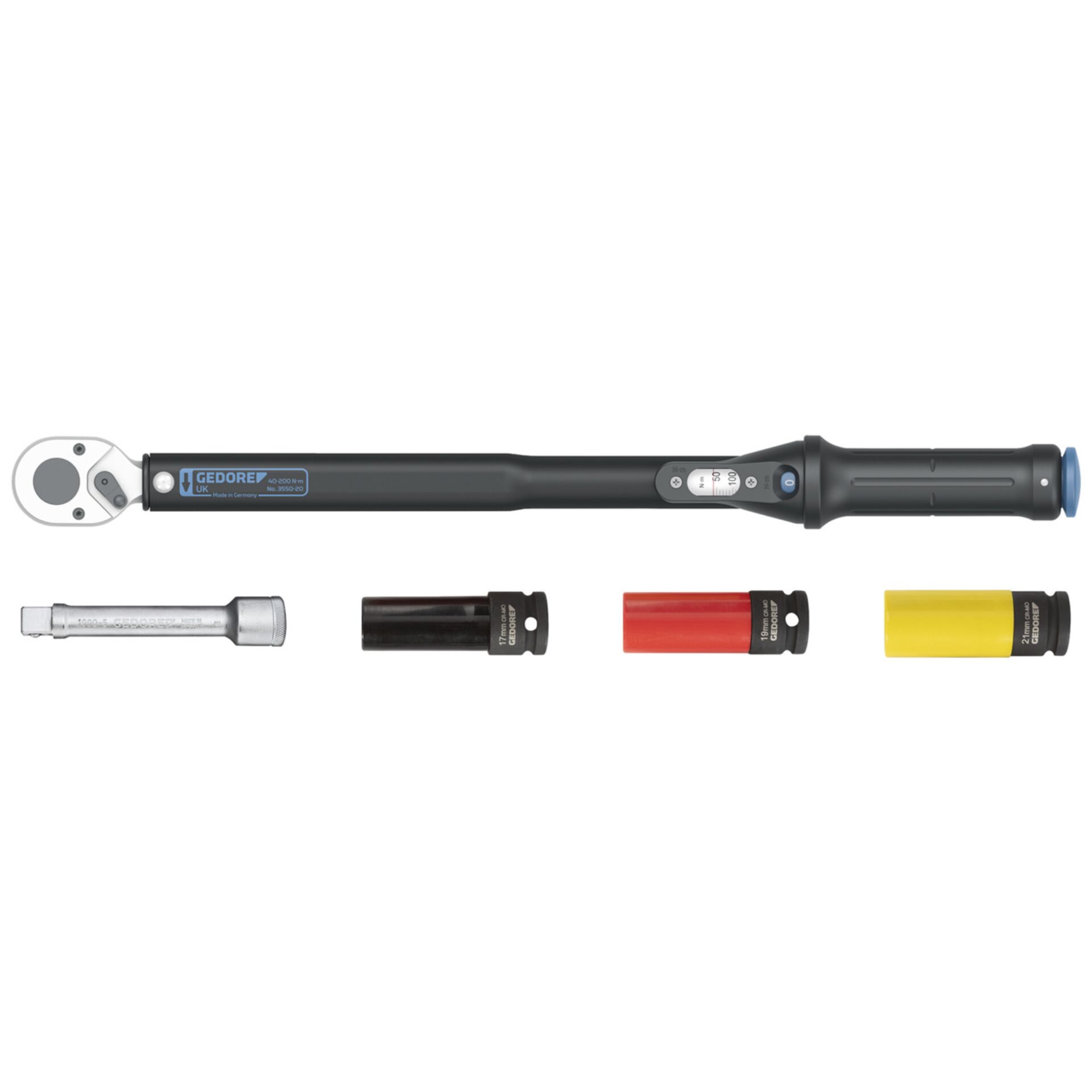 GEDORE TORCOFLEX UK Set 1/2 40- 200 Nm 5-teilig
