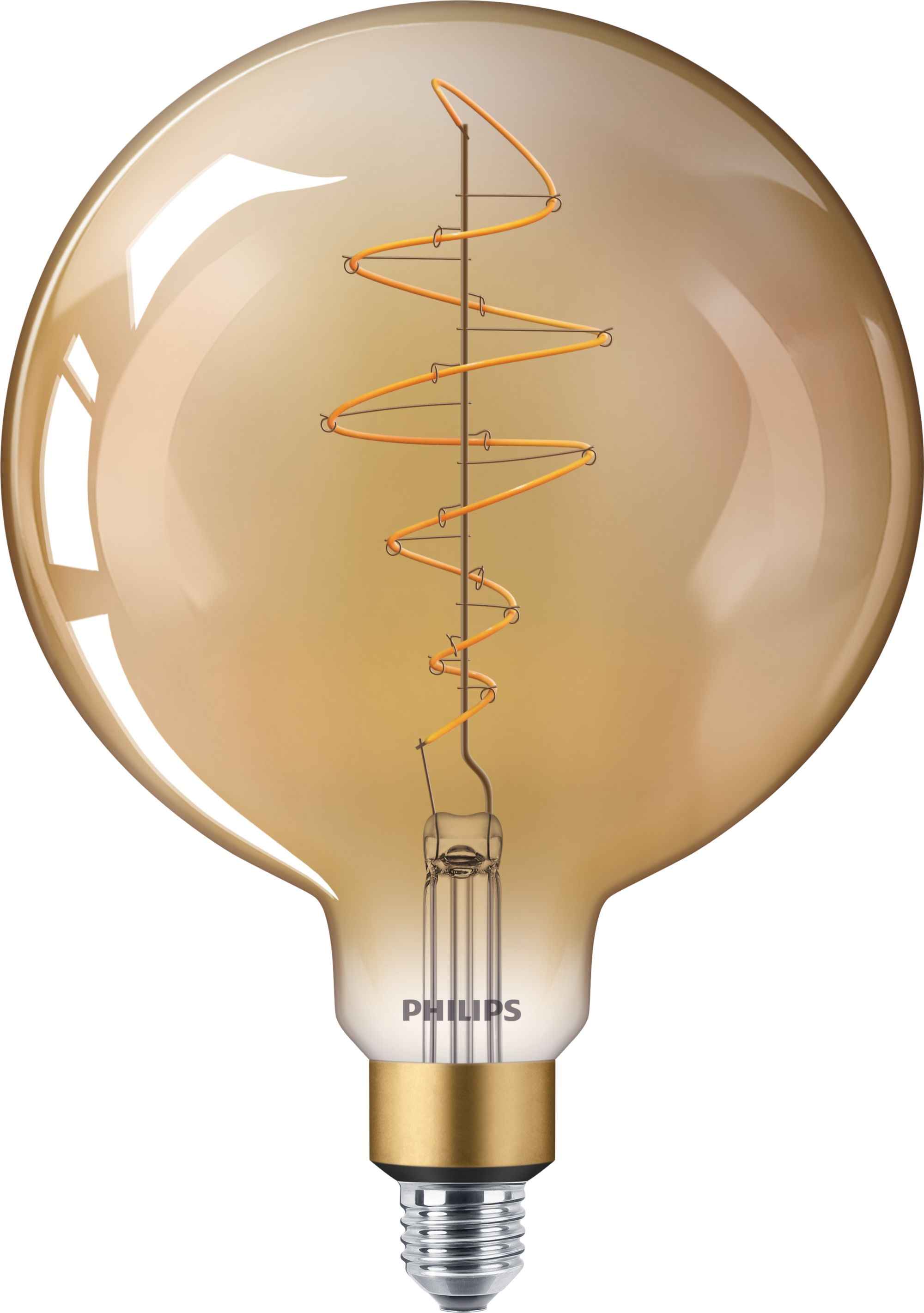 Philips LED Lampe Vintage XL-Globe 40W E27 dimmbar gold 1er bc8f32267926474e1e9c685b4d87eff0