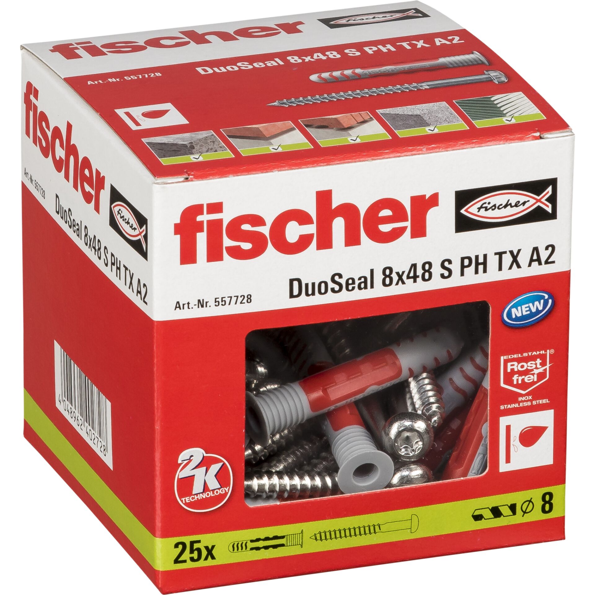 Fischer DuoSeal 8x48 S A2 25 St.