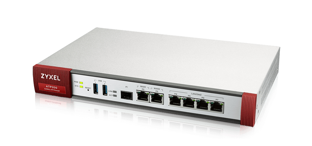 Zyxel ATP200 Firewall (Hardware) 2000 Mbit/s Desktop