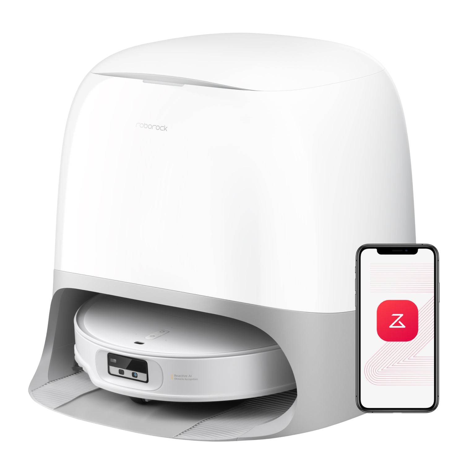 Roborock Qrevo Curv X weiß – Ansicht 1