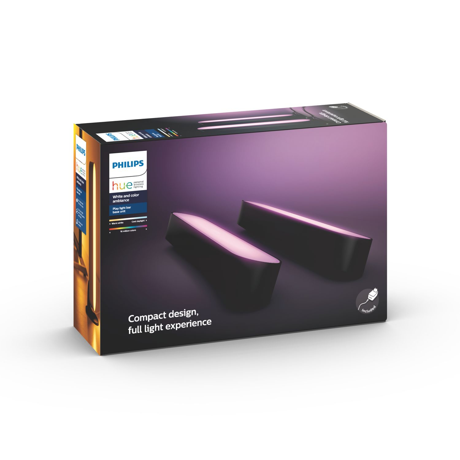 Philips Hue White&Col. Amb. Play Doppelp Lightbar schw 2x530lm 59988736_8867261058